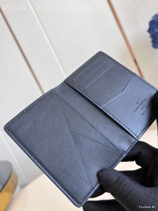 First bags ru reviews VUITTON Organizer-7.5*11.1*1 cm Pocket LOUIS 0801